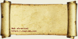 Janko Glumac vizit kartica